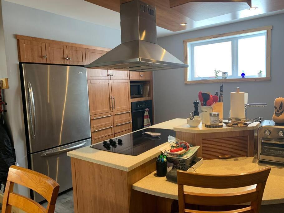 Appartement Mont Edouard, Hebergement Paisible A La Montagne L'Anse-Saint-Jean Ngoại thất bức ảnh