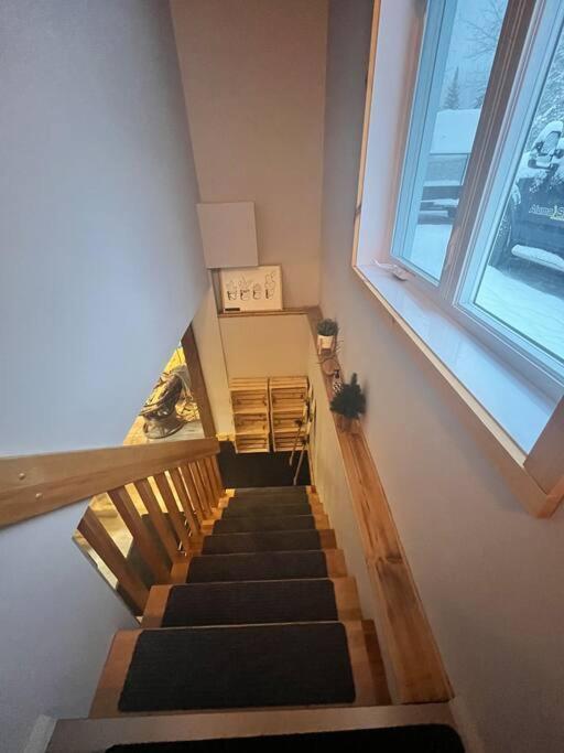 Appartement Mont Edouard, Hebergement Paisible A La Montagne L'Anse-Saint-Jean Ngoại thất bức ảnh