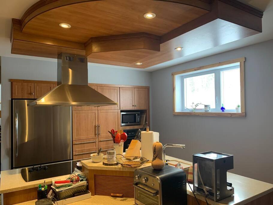 Appartement Mont Edouard, Hebergement Paisible A La Montagne L'Anse-Saint-Jean Ngoại thất bức ảnh