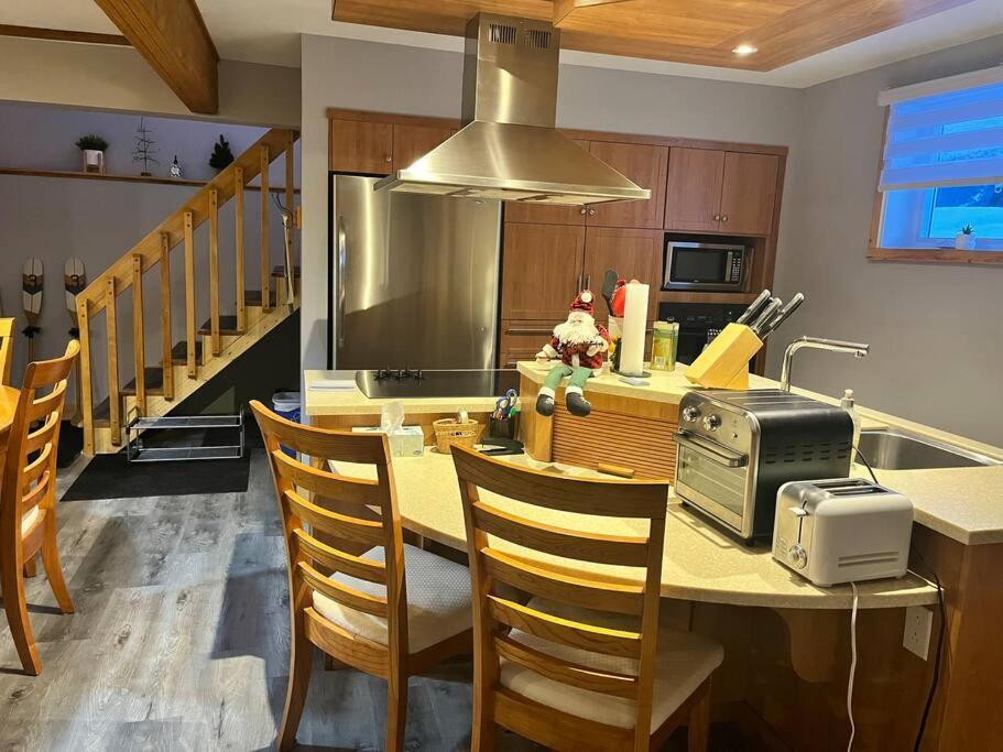 Appartement Mont Edouard, Hebergement Paisible A La Montagne L'Anse-Saint-Jean Ngoại thất bức ảnh