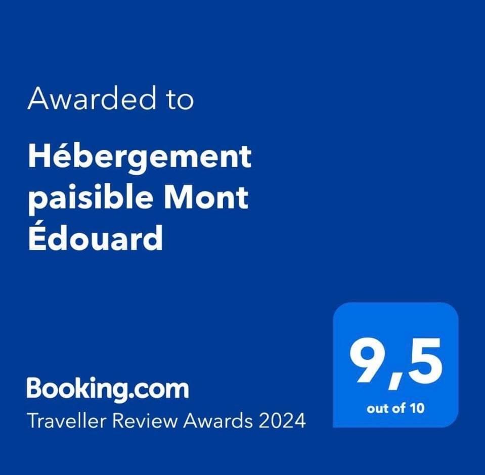 Appartement Mont Edouard, Hebergement Paisible A La Montagne L'Anse-Saint-Jean Ngoại thất bức ảnh